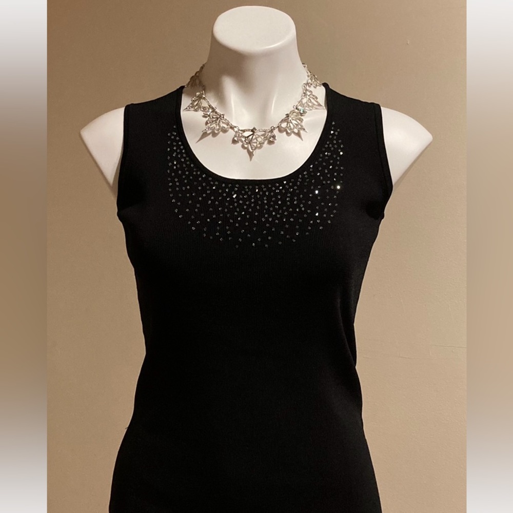 ALFRED DURANTE Vintage Estate FM 1987 Crystal Collar Statement Necklace - Picture 9 of 11